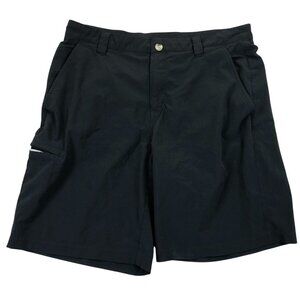 Columbia PFG Mens Cargo Shorts Size 46 Omni-Shade Outdoors Camping Black Casual